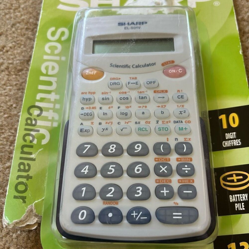Sharp EL-501VB Scientific Calculator *New* - Picture 2 of 4